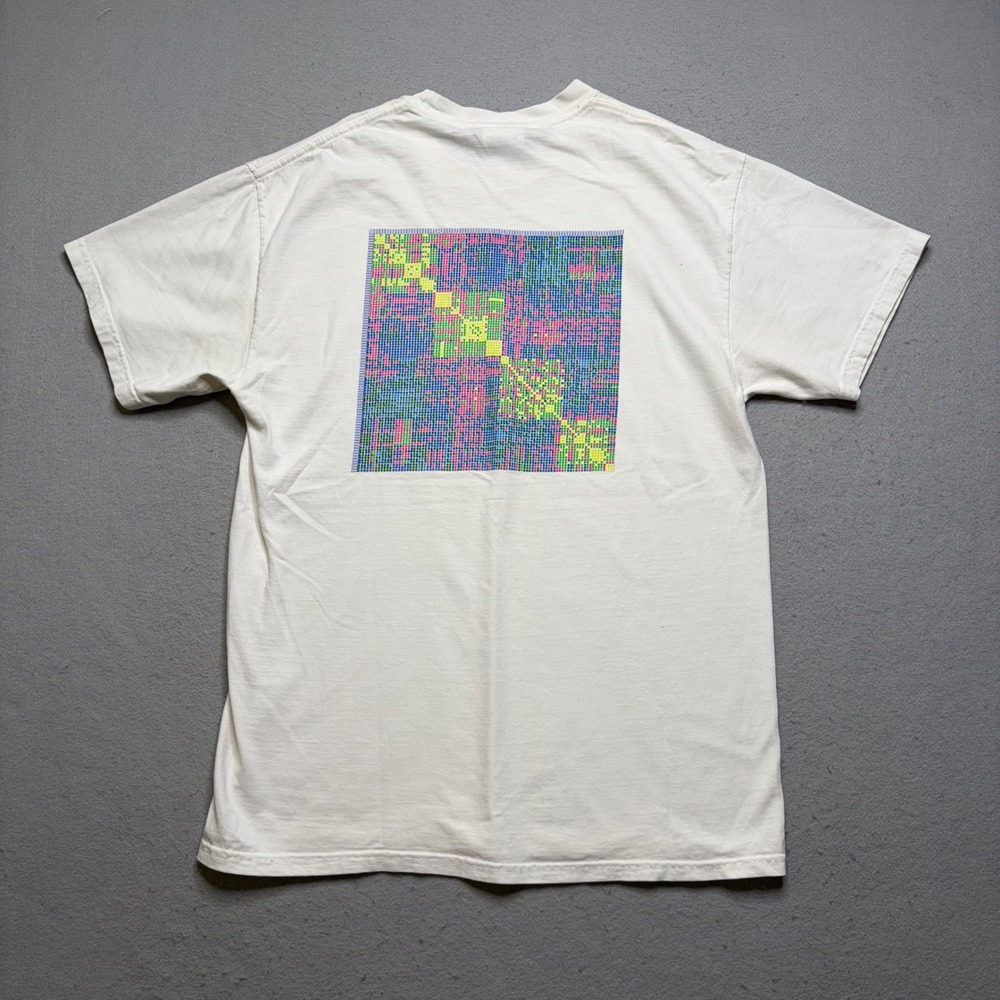 Hanes Beefy-T T-Shirt Mens M White Phase-1 Molecular Toxicology Vintage 90s Tech